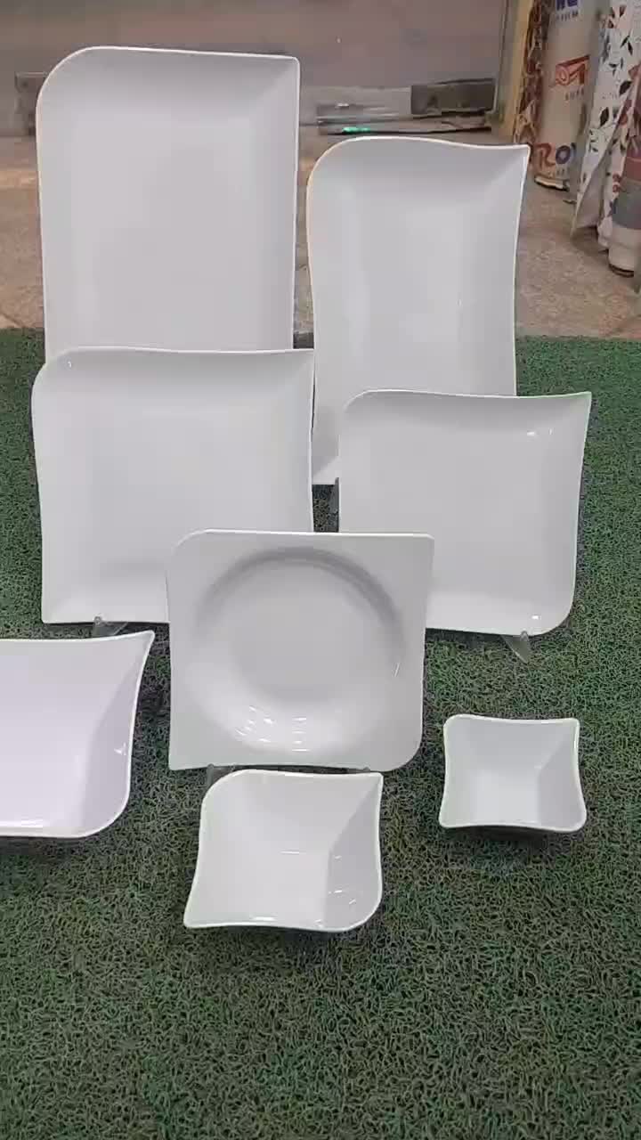 سرویس ملامین پازلی *نشکن* سفیدساده قیمت قبل|ظروف سرو و پذیرایی|مشهد, کارمندان دوم|دیوار