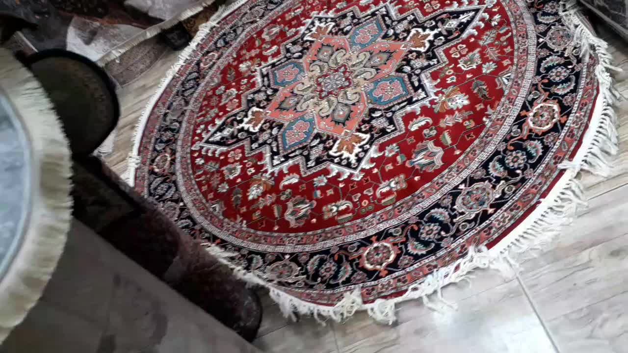 فرش آشپزخانه هریس ۲×۲ دایره مارک بهرخ|فرش|تبریز, |دیوار