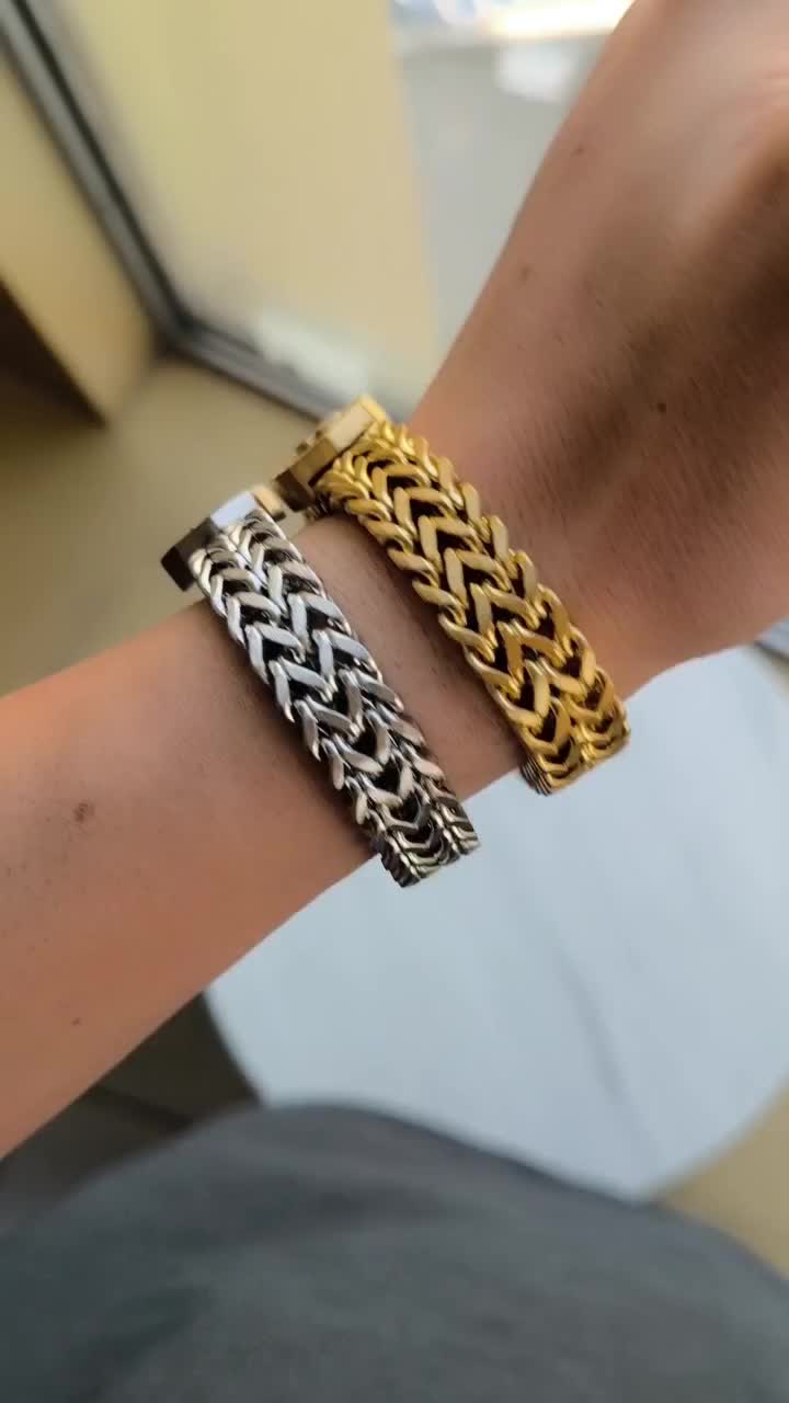 دستبند بافت مردانه استیل مارک AP 5706505487|بدلیجات|تبریز, |دیوار