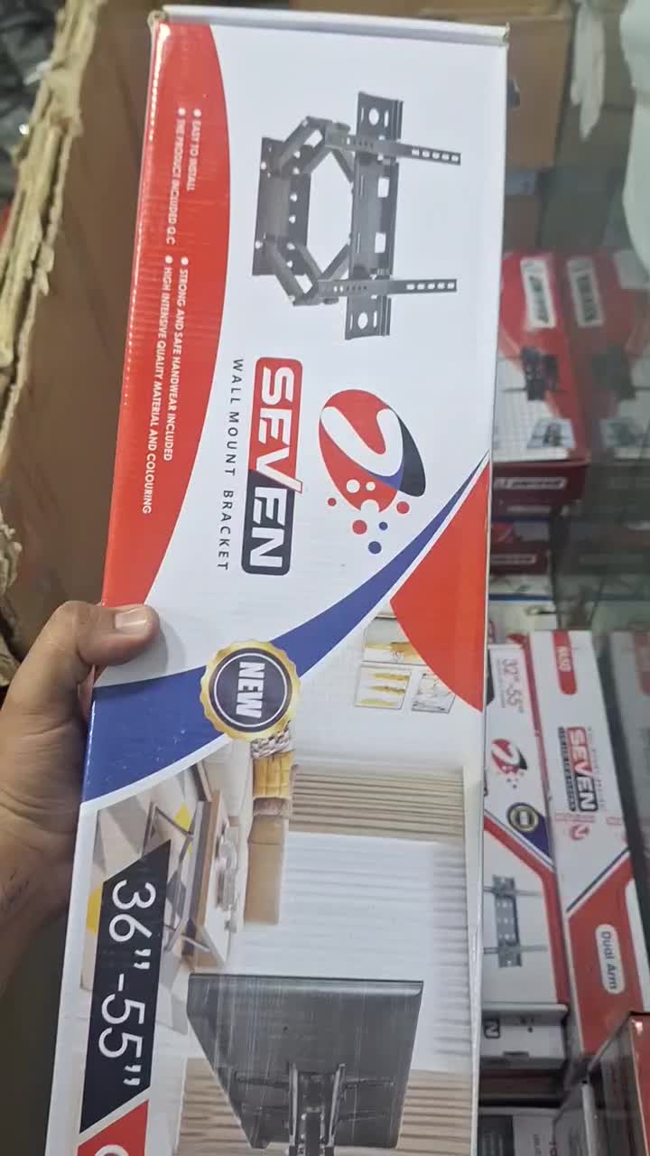 براکت پایه تلویزیون دوبازو ۶حالته|تلویزیون و پروژکتور|اهواز, گلستان|دیوار