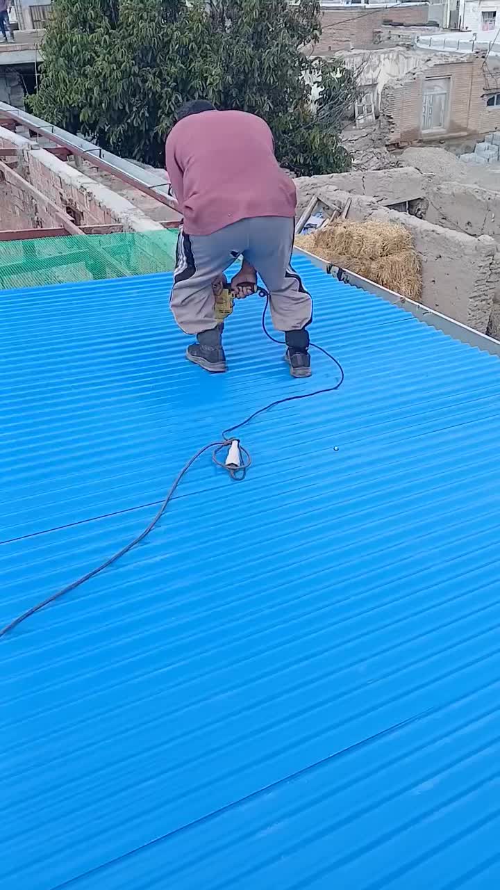 اجرای سقف سوله شیروانی ساخت خرپا|خدمات پیشه و مهارت|اردبیل, |دیوار