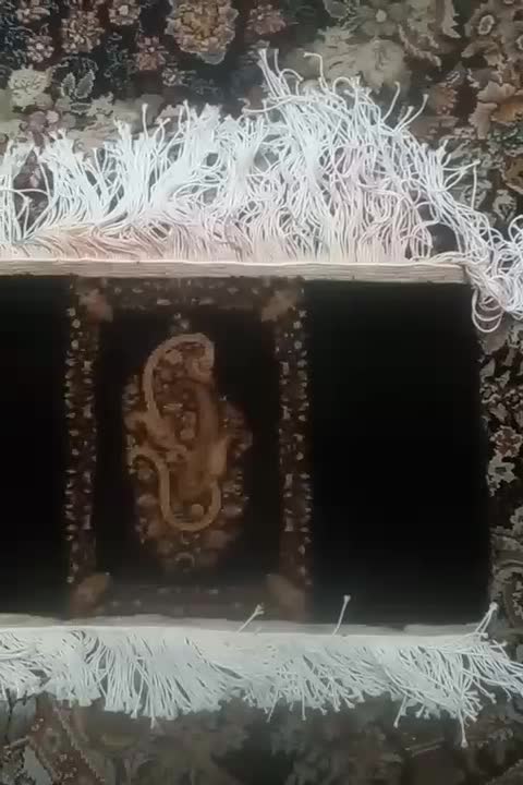 تابلو فرش دستبافت کوچک طرح بته جقه|تابلو فرش|تهران, شهرک دانشگاه|دیوار