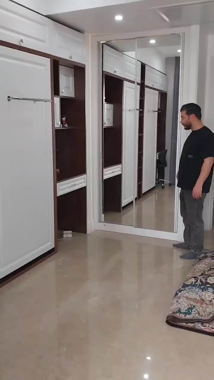دکوراسیون داخل تخت کمجا کابینت کمد|تخت و سرویس خواب|تهران, یافت‌آباد|دیوار