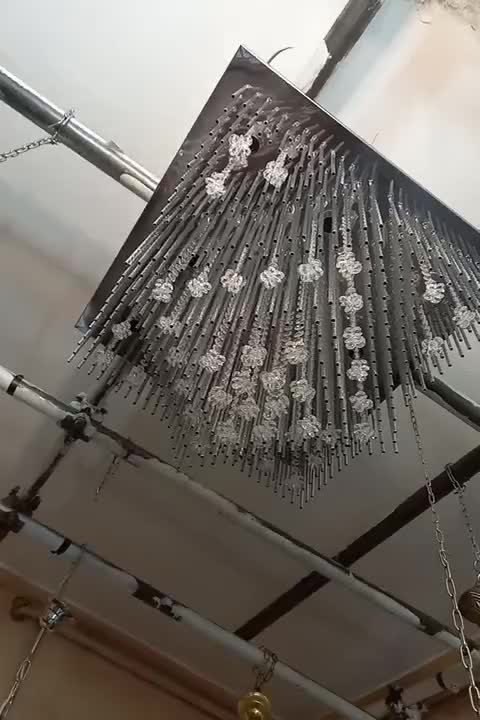 سقفی/لوستر/کریستالی/ نی خور|لوستر و چراغ آویز|کرمانشاه, |دیوار