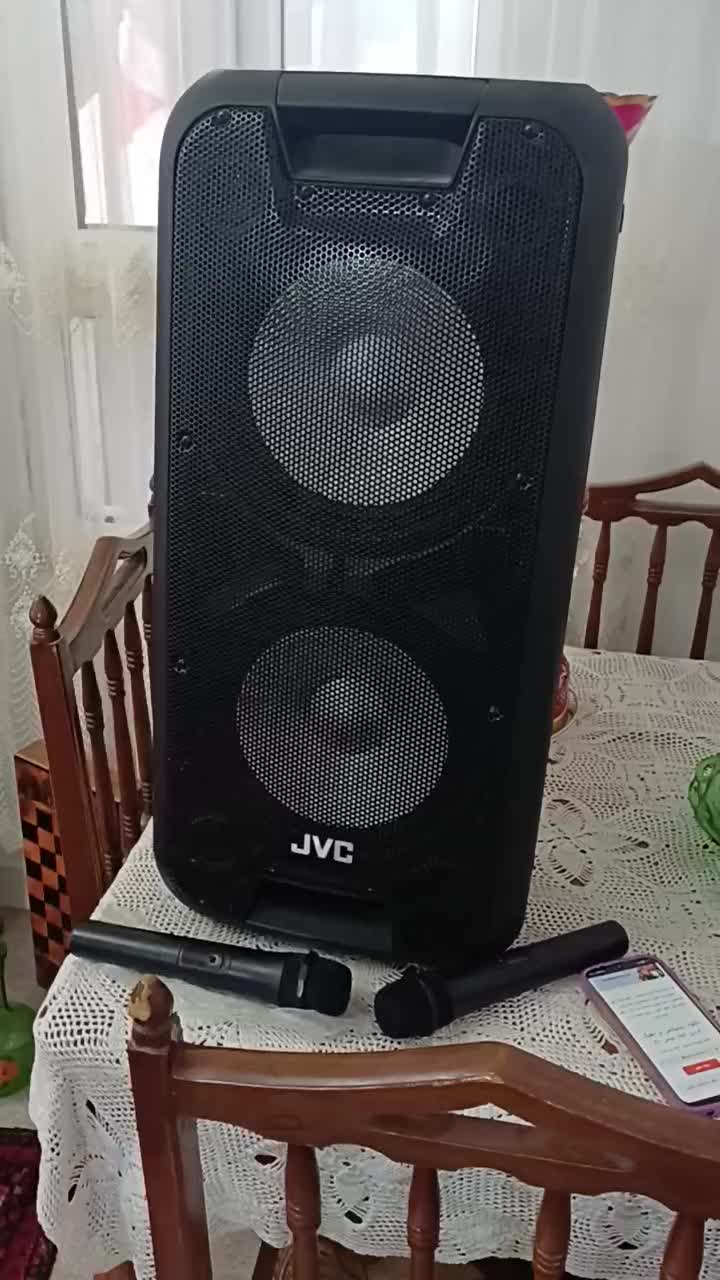 اسپیکر بلوتوثی قابل حمل جی وی سی مدل XS-N518BP|صوتی و تصویری|رامهرمز, |دیوار