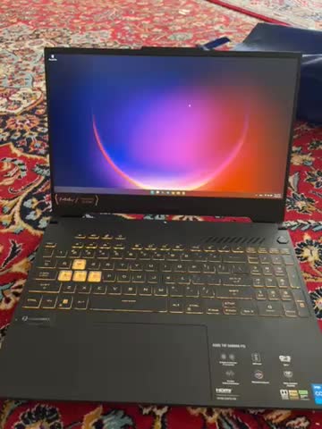 لپتاپ asus tuf gaming f15 مدلFX507Z+کیبورد ردراگون|رایانه همراه|اصفهان, مرداویج|دیوار