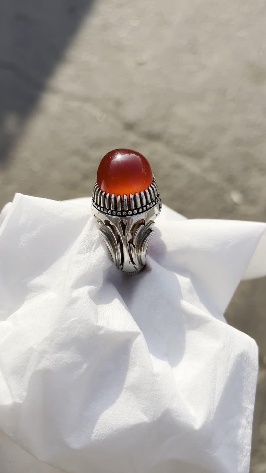 انگشتر عقیق ابدار|جواهرات|تبریز, |دیوار