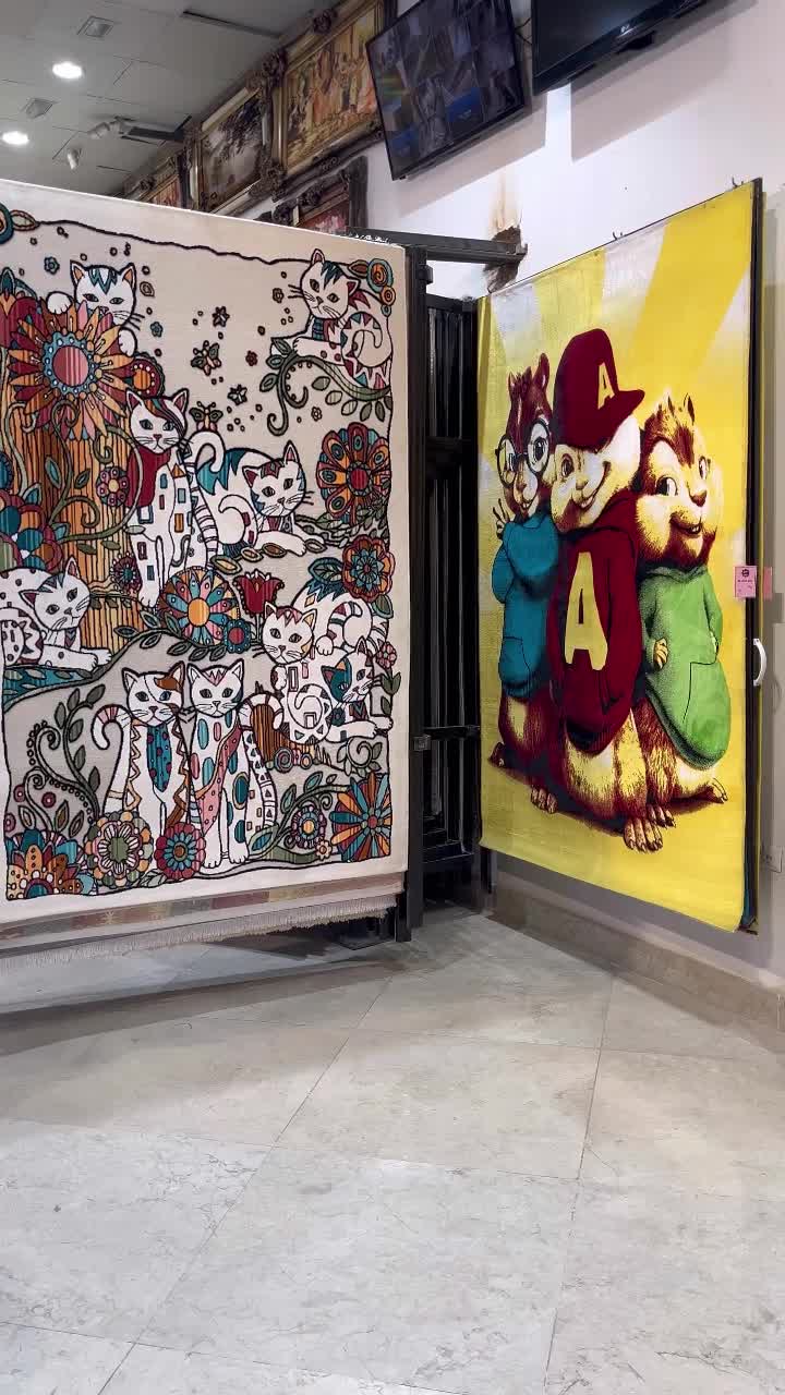 ** قالیچه های طرح کودک **|فرش|چناران, |دیوار