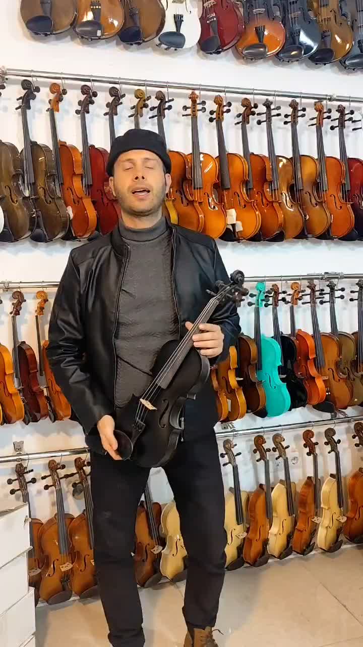 ویولن مشکی مات|ویولن|شیراز, وصال|دیوار