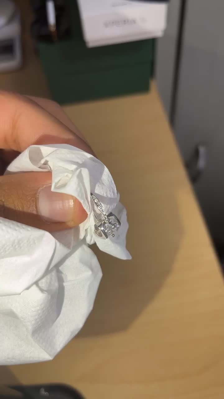 گوشواره نقره با سنگ  MOISSANITE|جواهرات|تبریز, |دیوار