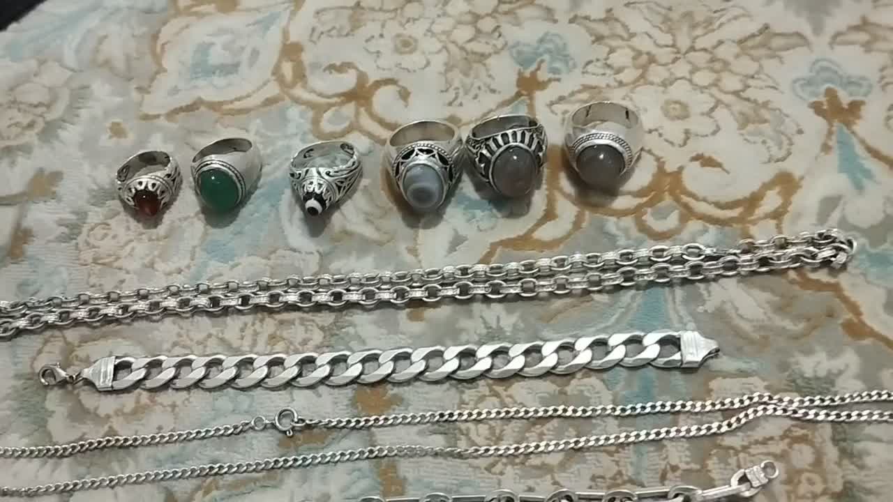 تعدادی انگشتر وزنجیر|جواهرات|مشهد, همت آباد|دیوار