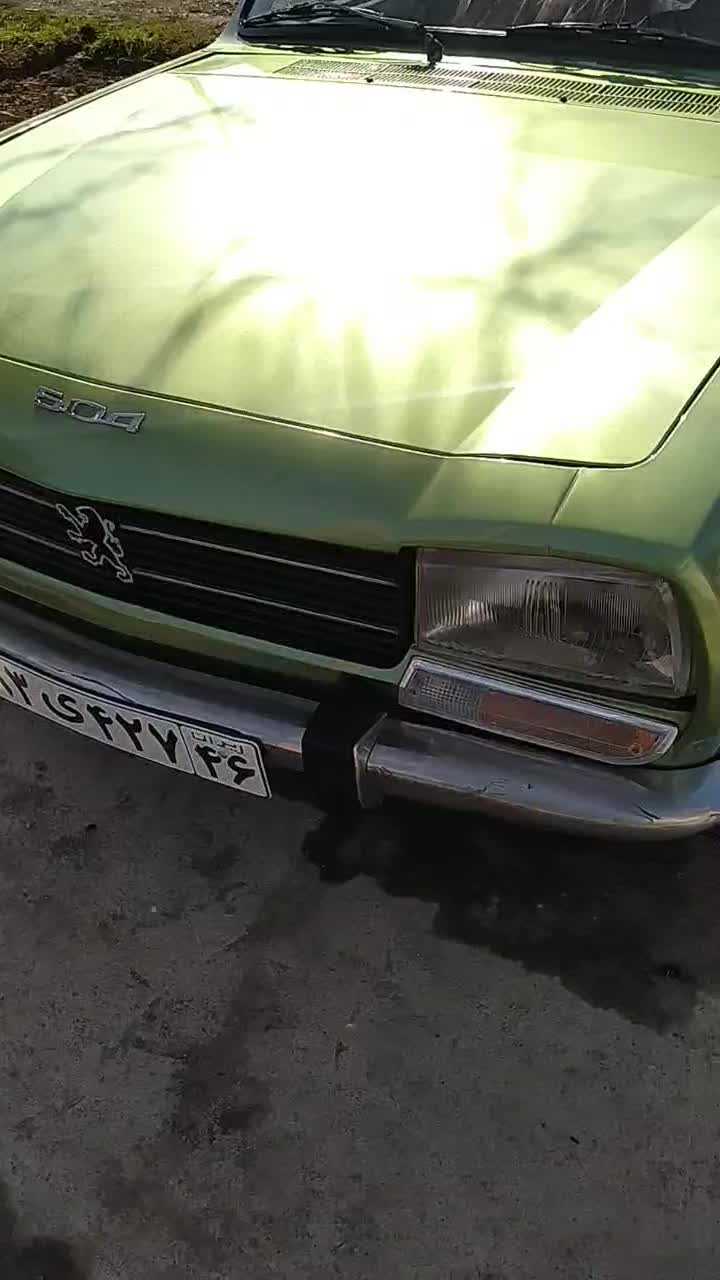 پژو 504 درجه یک|خودرو کلاسیک|شفت, |دیوار