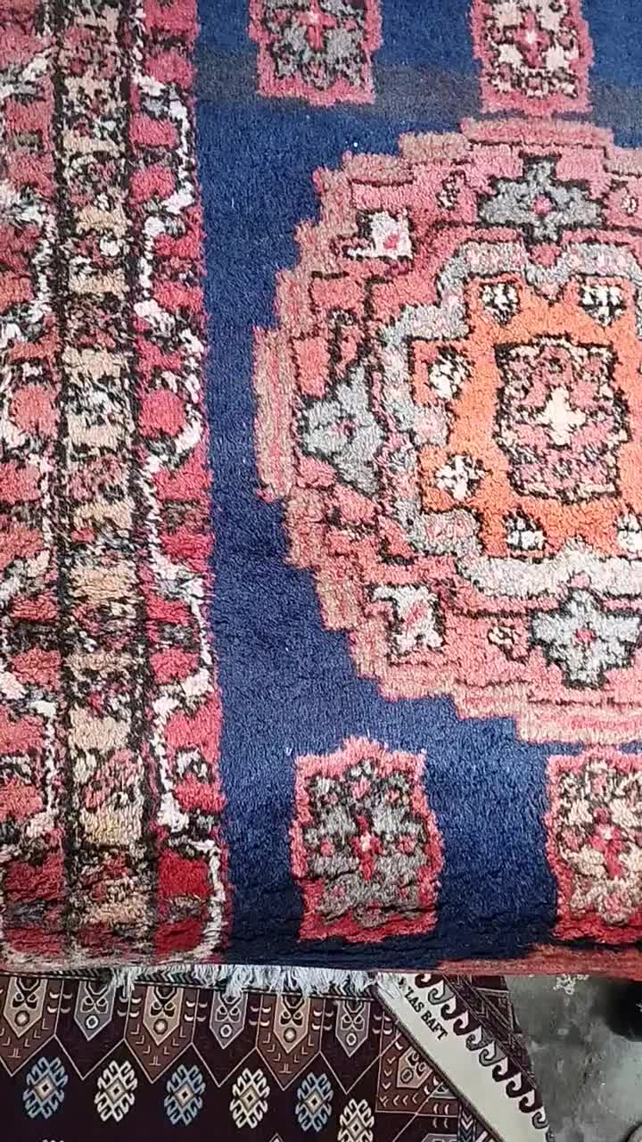 فرش قدیمی ۱۰۰ساله (گبه) کناره ۶قواره سالم|گلیم، جاجیم، گبه|تهران, آرژانتین|دیوار