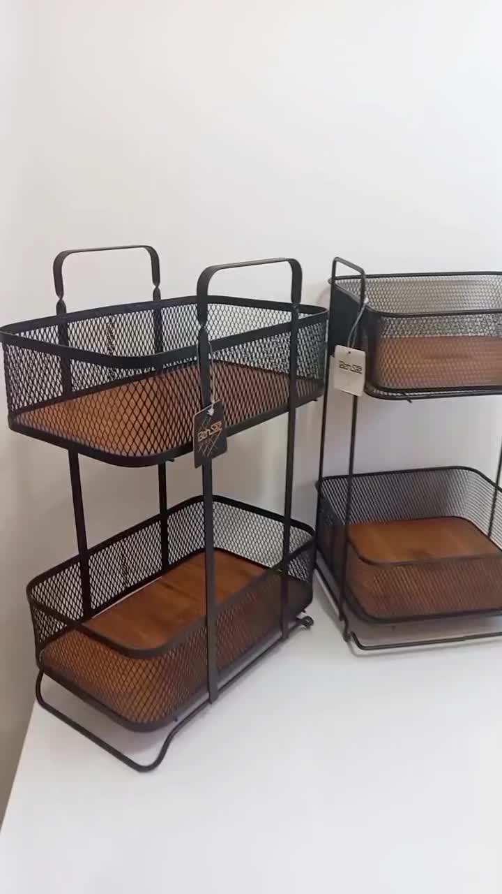 جاپیازی/استنددوطبقه نظم دهنده زیرسینک/ارایشگاه|آب‌چکان و نظم‌دهنده ظروف|تبریز, |دیوار
