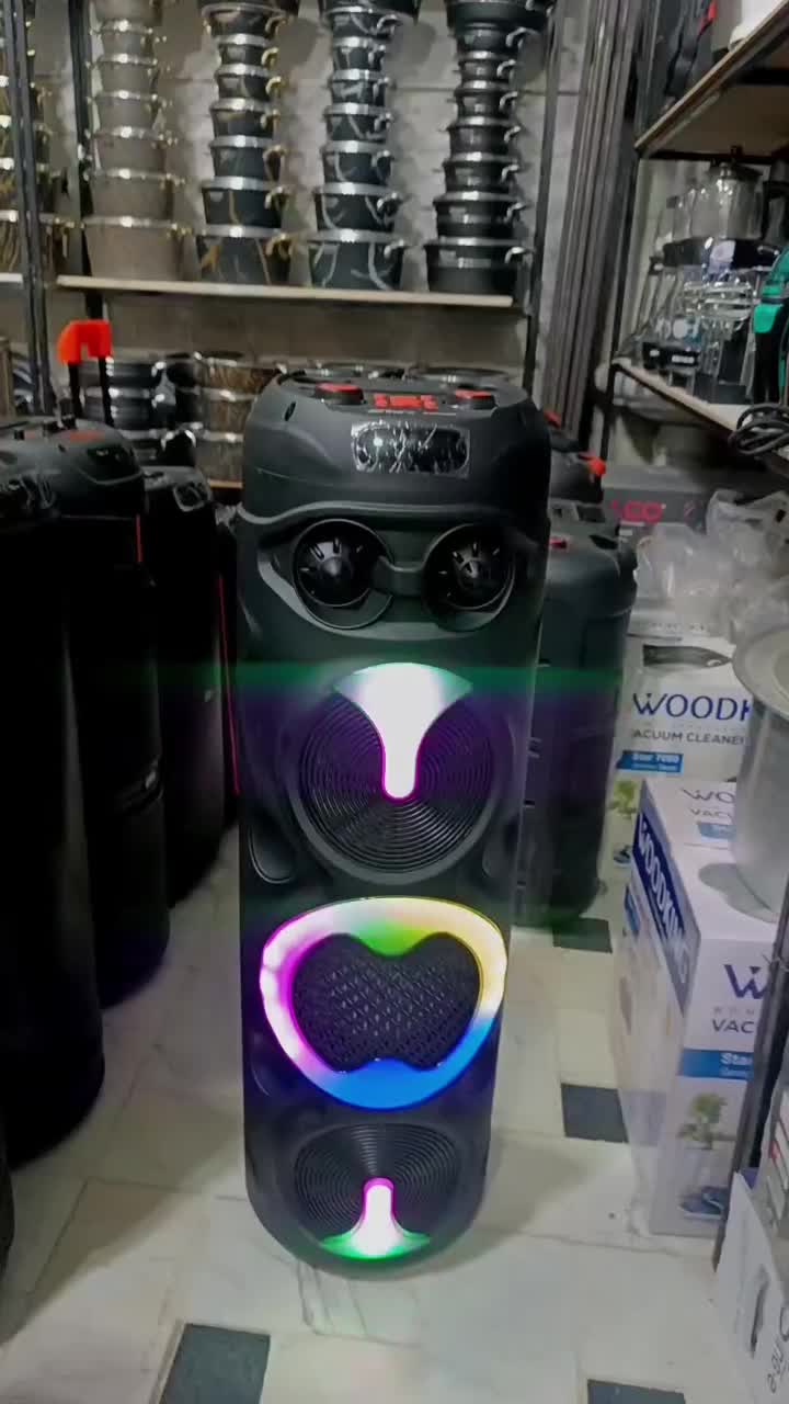 اسپیکر شارژی بلوتوثی100سانتی بیس دار خردکن قابلمه|سیستم صوتی خانگی|قم, سید معصوم|دیوار