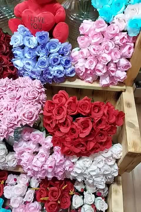 *تولید وپخش گل رز مصنوعی قابل شستشو*|گل مصنوعی|سیاهکل, |دیوار
