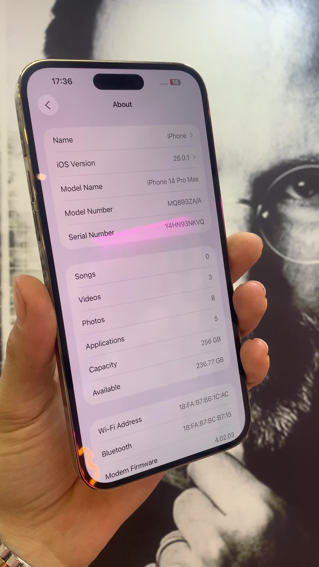 ایفون ۱۴ پرو مکس گلد تمیز|موبایل|اصفهان, آبشار|دیوار