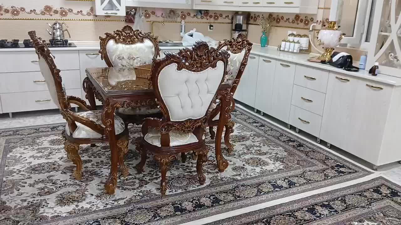 مبل و نهار خوری ست چوب راش|مبلمان خانگی و میز عسلی|قصرشیرین, |دیوار