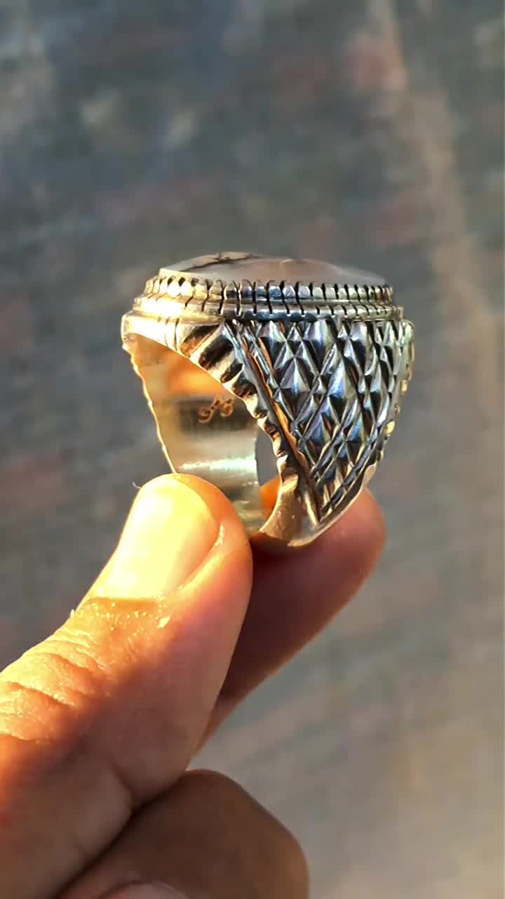 انگشترنقره دست ساز (کلکسیون شخصی)|جواهرات|شیراز, شاهچراغ|دیوار