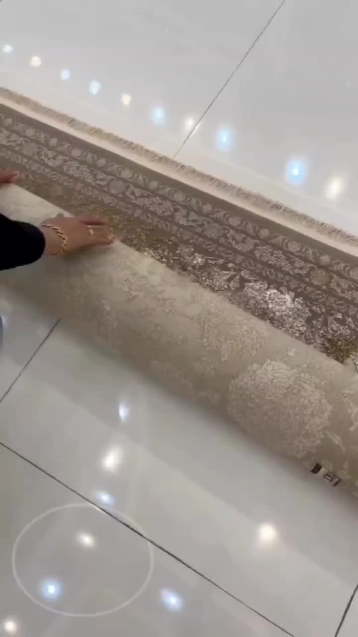فرش بهشت نسکافه ای در منزل مشتری ۱۲/۹/۶ متری|فرش|قم, باجک دو|دیوار