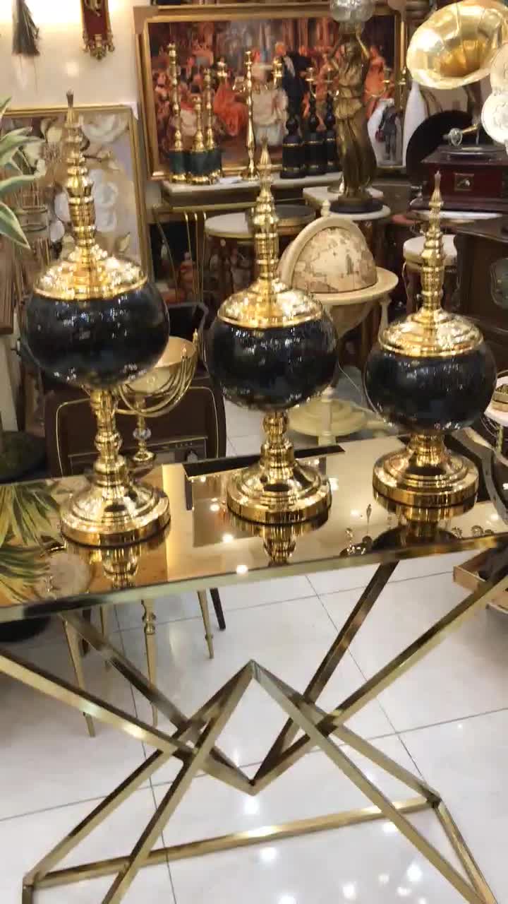 جار طلا مشکی، شکلات خوری دکوری جهیزیه|ظروف سرو و پذیرایی|تبریز, |دیوار