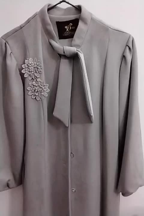 پالتو مجلسی جنس سوییت رنگ طوسی سایز ۴۴|لباس|همدان, |دیوار