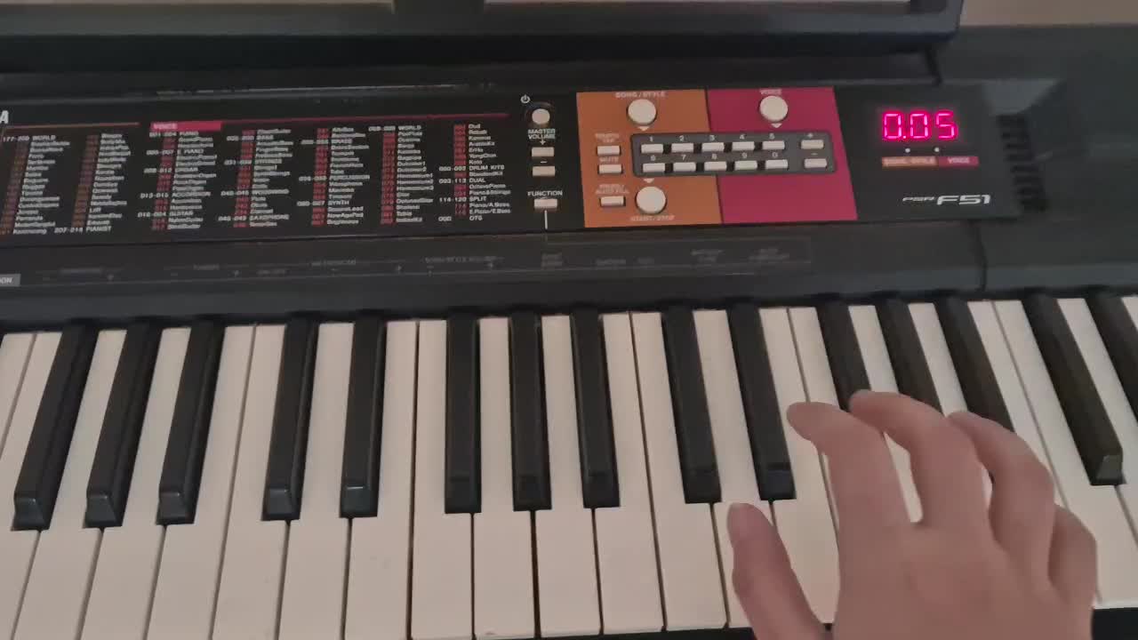 کیبورد Yamaha PSR-F51|پیانو، کیبورد، آکاردئون|بیرجند, |دیوار