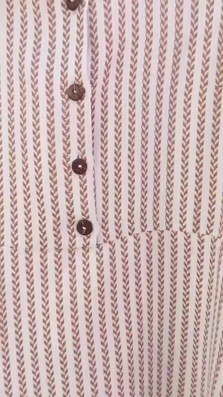 پیراهن  زنانه پشمی گندمی برند آمک|لباس|قم, باغ شازده|دیوار