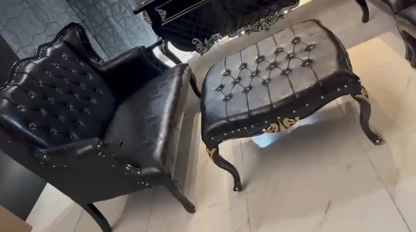 مبلمان اداری دسته طلایی .وکیوم.جلو مبلی|دفتر کار|رشت, بلوار گیلان|دیوار