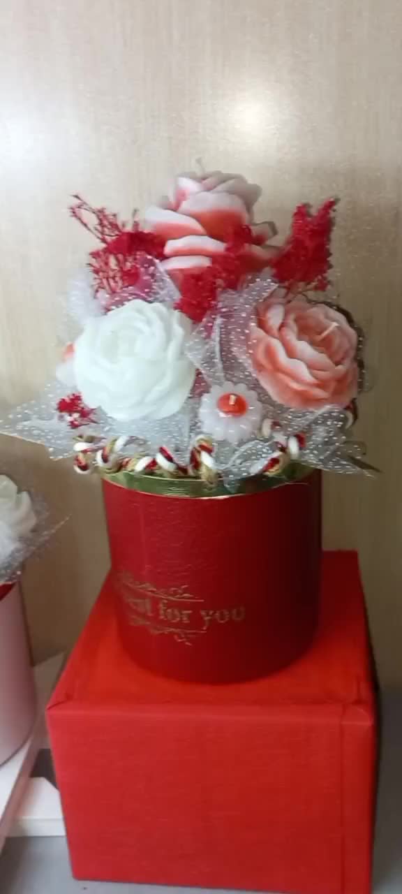 باکس شمع گل|صنایع دستی و سایر لوازم تزئینی|شهر ری, سرتخت|دیوار