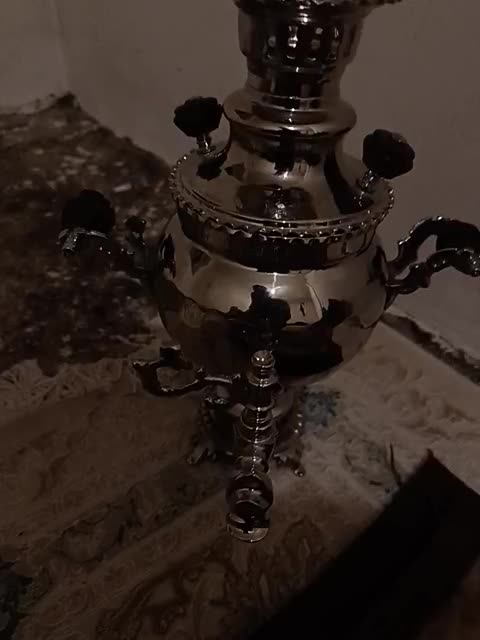 یک قطعه سماور روسی قدیم|کلکسیون اشیاء عتیقه|مراغه, |دیوار