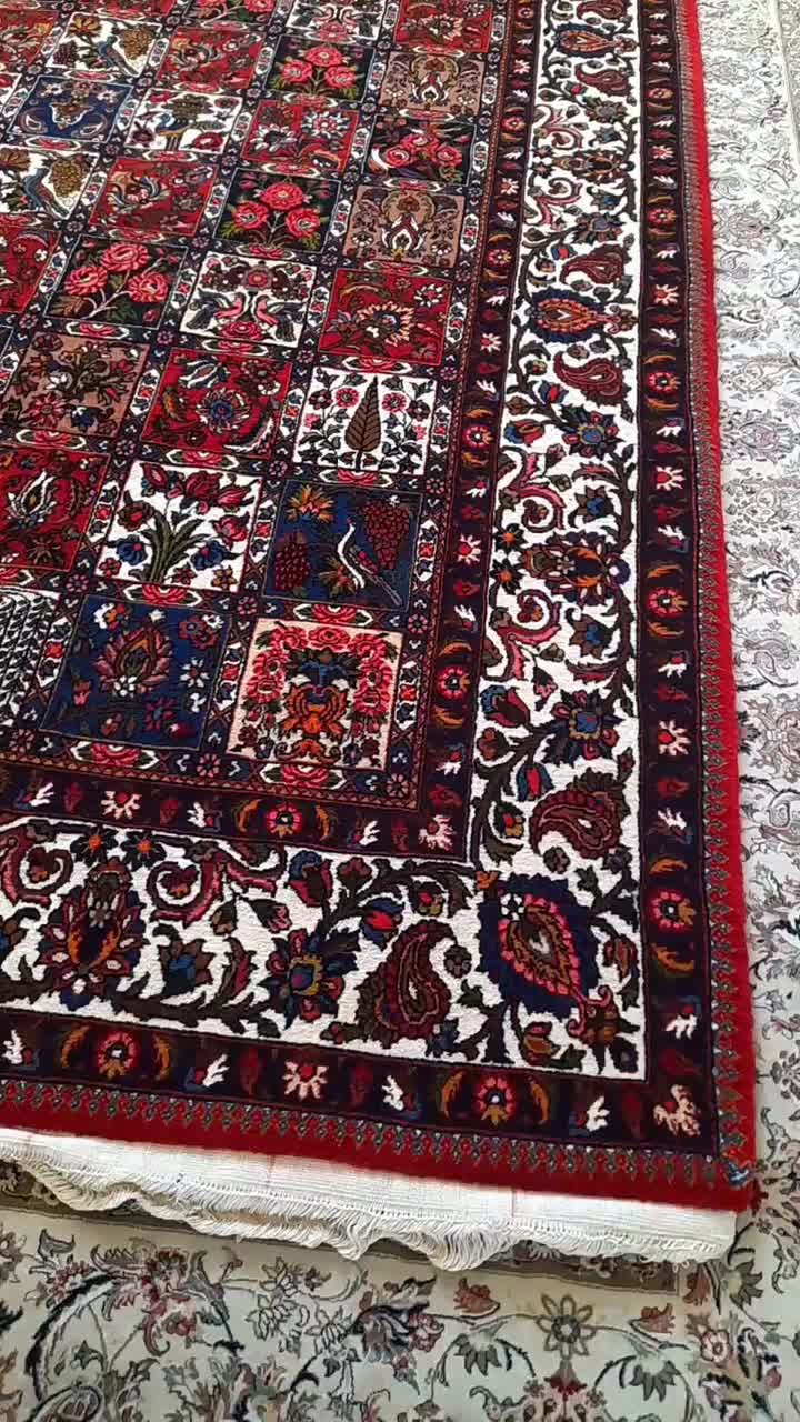 قالی دستبافت .خشتی چالشتر .2×3|فرش|سامان, |دیوار