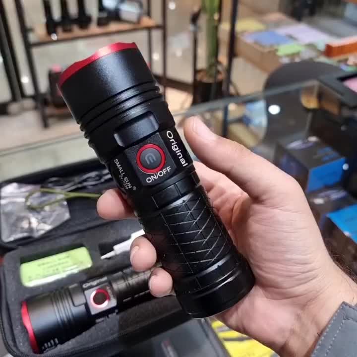 چراغ قوه شارژی دوربرد زوم دار اسمالسان t229|کوهنوردی و کمپینگ|تهران, لاله زار|دیوار