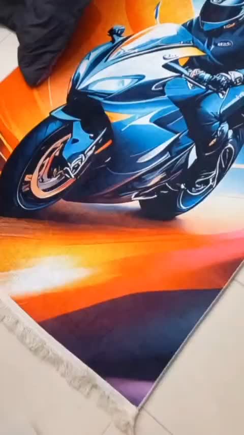 فرش موتورسوار|فرش|تبریز, |دیوار