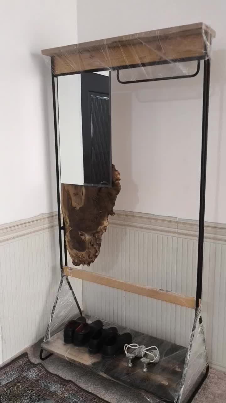 آینه چوب|جاکفشی، کمد، دراور|کرمان, |دیوار