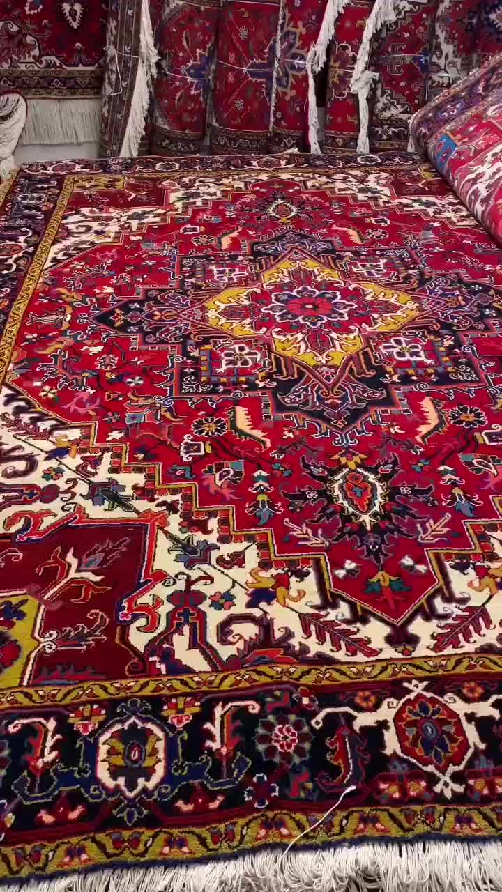 فرش دستبافت۶متری ۹و۱۲متری قالیچه هریس و(خریدار فرش|فرش|تبریز, |دیوار