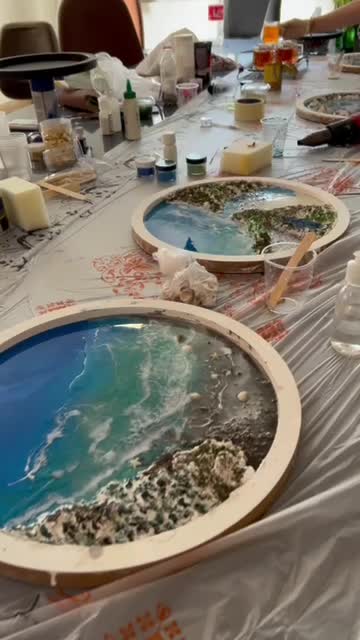 آموزش تخصصی رزین،پتینه،تابلو،کالیگرافی،میکس مدیا|خدمات آموزشی|کرج, گوهردشت|دیوار