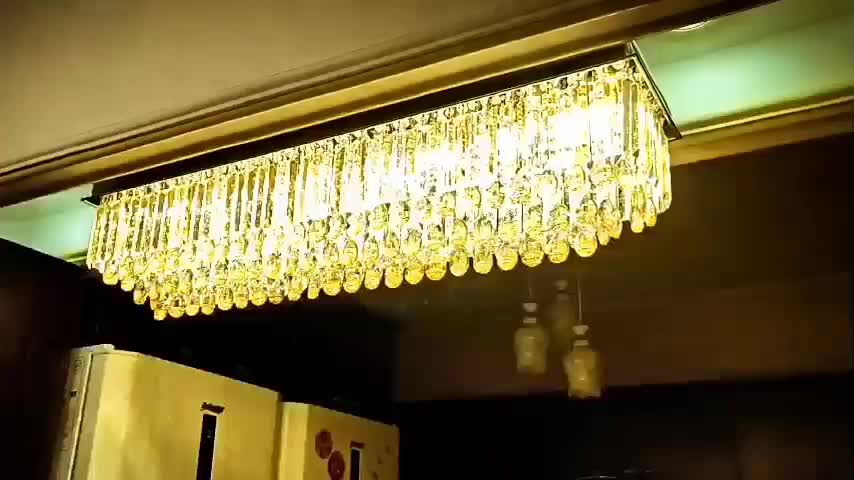 لوستر کریستالی مدل هانا شماره 3396|لوستر و چراغ آویز|قم, نیروگاه|دیوار