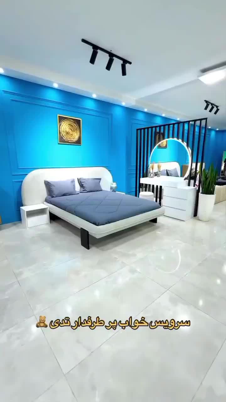سرویس خواب مینیمال تدی|تخت و سرویس خواب|مشهد, طلاب|دیوار