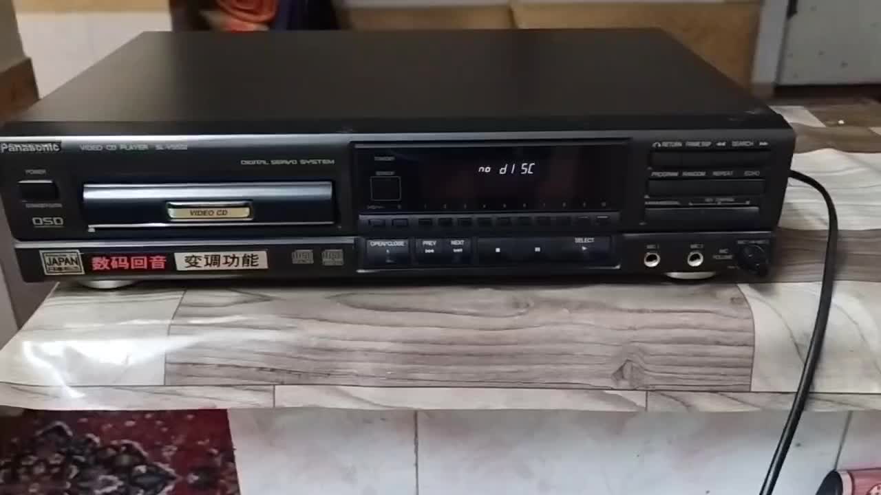 ویدیو DVD تک دیسک پاناسونیک|پخش‌کننده DVD و ویدیو|اهواز, لشکرآباد|دیوار