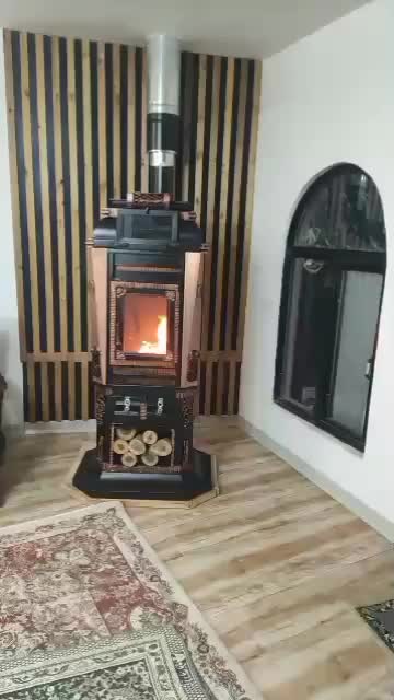 شومینه چوبی با قابلیت گاز سوز|بخاری، هیتر، شومینه|تهران, امیریه|دیوار