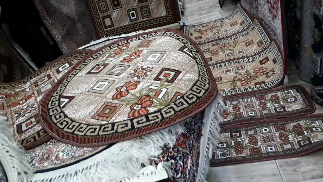 فرش آشپزخانه ۱×۲ سایز گلیم فرش مینا ریشه دار|فرش|تبریز, |دیوار