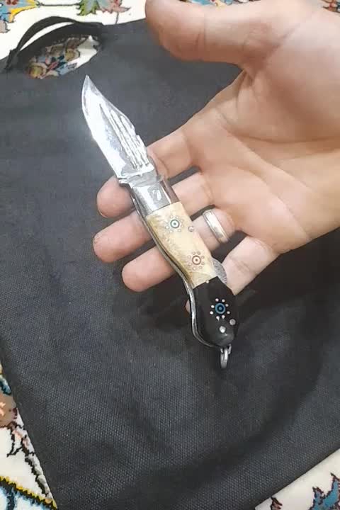 فروش چاقوبابا دسته شاخ دست ساز|کلکسیون اشیاء عتیقه|شهرکرد, |دیوار