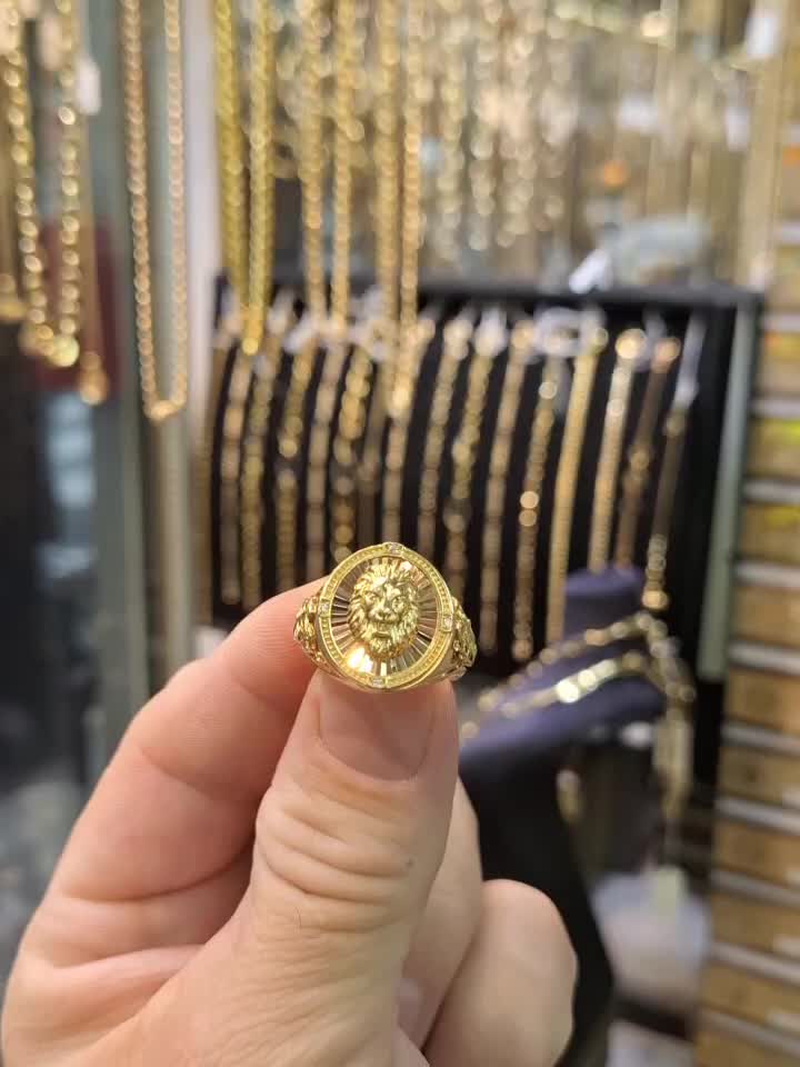 انگشتر شیر مردانه بدون اجرت و مالیات فقط با ۵ درصد|جواهرات|رشت, فلسطین|دیوار