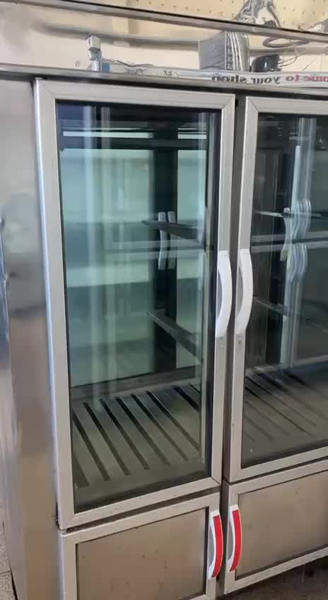 یخچال دو درب ۱ متر و ۲۰ سانتی دو طرفه تمام استیل|کافی‌شاپ و رستوران|زنجان, |دیوار