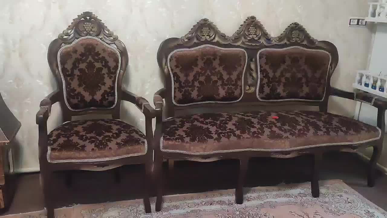 مبلمان سلطنتی در حد نو|مبلمان خانگی و میز عسلی|سلماس, |دیوار