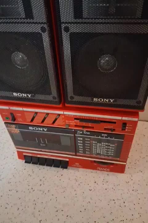 رادیو کاست سونی ژاپن درحد بارادیو۷موج|سیستم صوتی خانگی|کرج, گوهردشت|دیوار