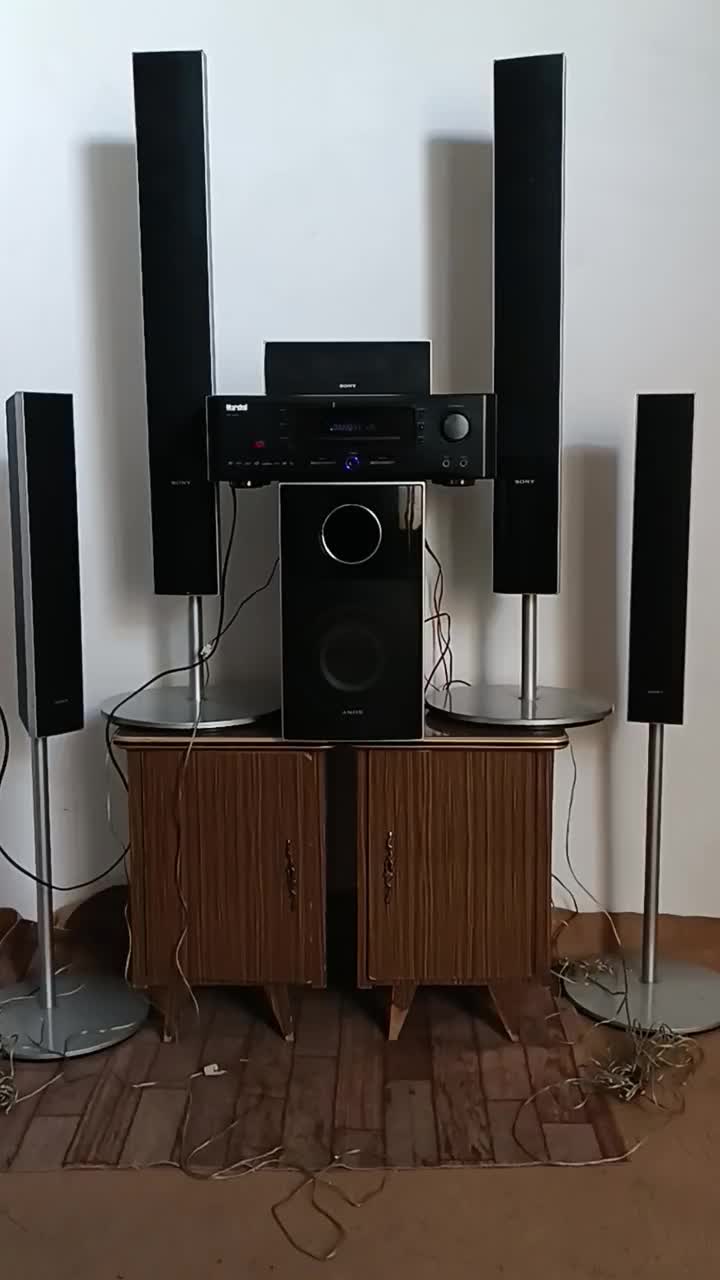 ۵عدد باند اسپیکر سونی و آمپلی مارشال|سیستم صوتی خانگی|زنجان, |دیوار