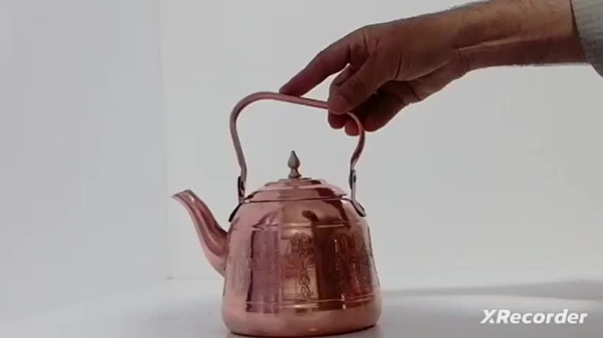 تولید مستقیم کتری دم نوش، قوری  مسی و ماهی حسوم|قوری، کتری، قهوه‌ساز دستی|زنجان, |دیوار