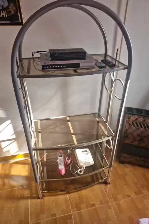 میز تلویزیون فلزی چهار طبقه|میز تلویزیون|رشت, منظریه|دیوار